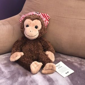 New! Steiff Plush Pirate Monkey